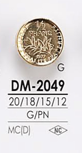 DM2049 Metal Button IRIS