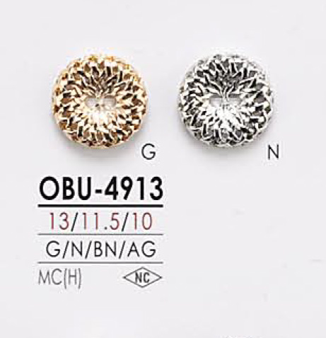 OBU4913 Metal Button IRIS