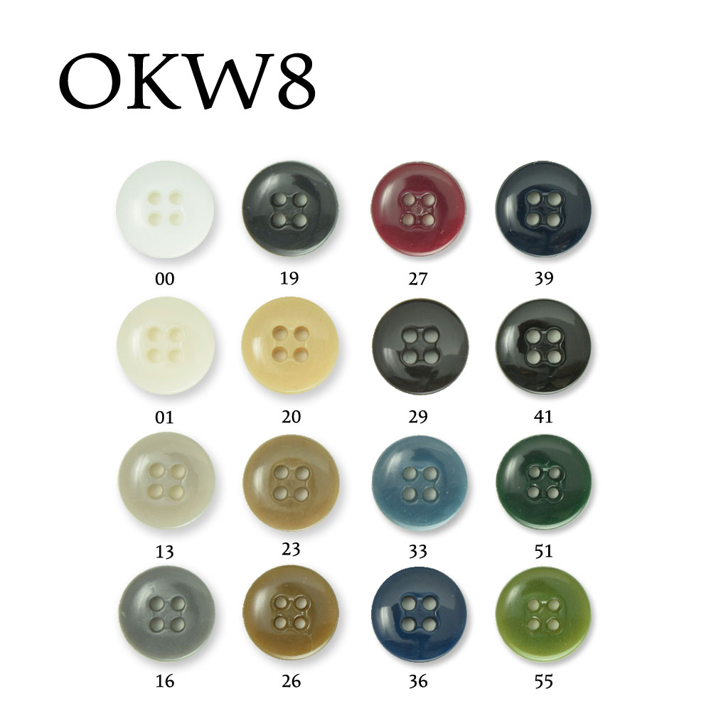 OKW8 Polyester Trouser Buttons IRIS