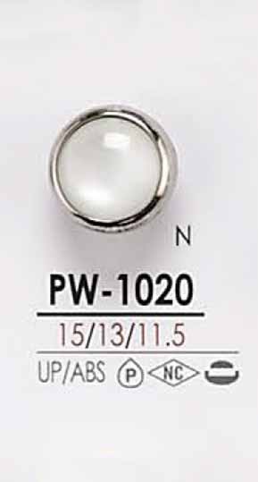 PW1020 Shell Style 4-hole Cap And Close Post Button For Dyeing IRIS