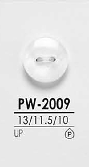 PW2009 Black &amp; Dyeing Shirt Button IRIS
