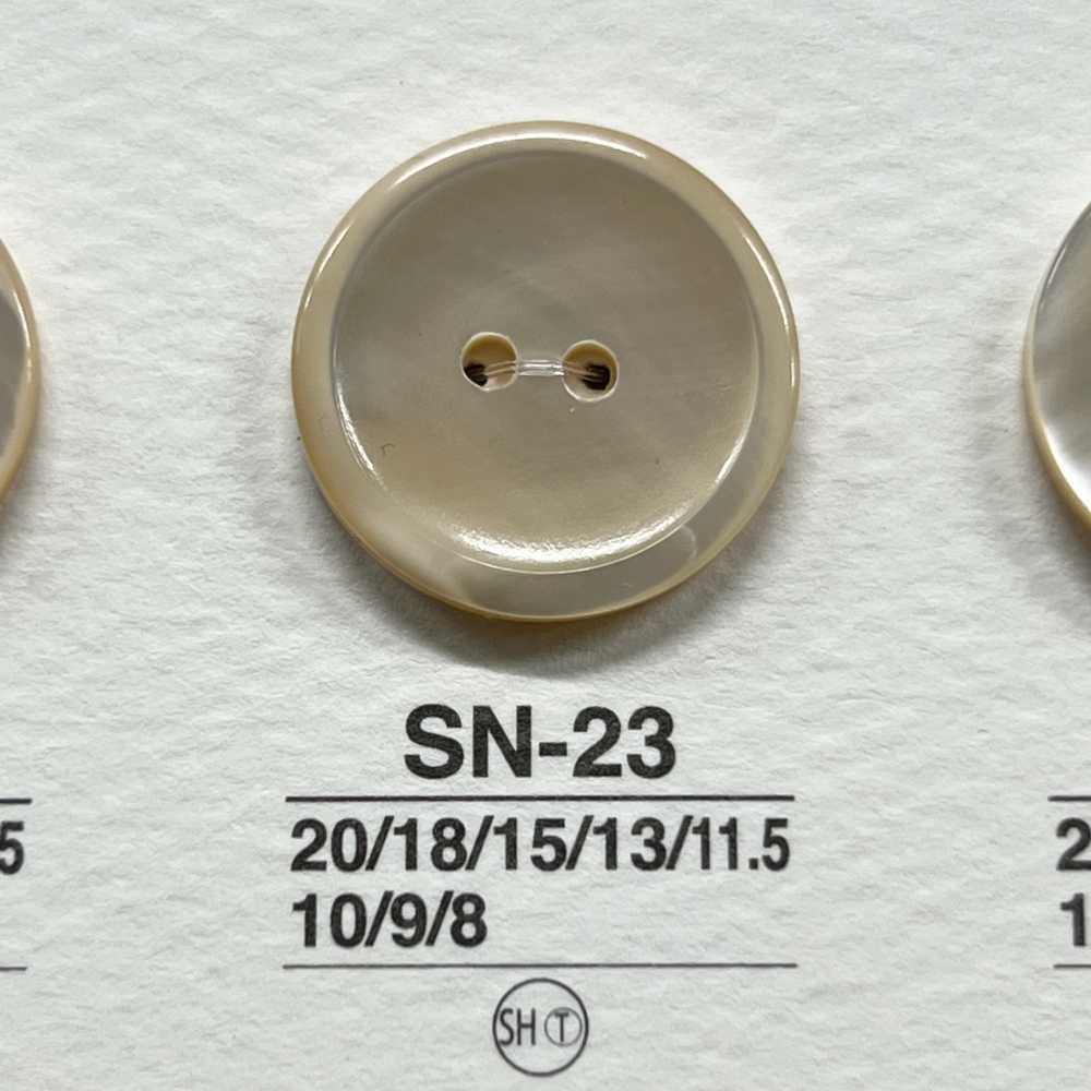 SN23 Natural Material Made Of Takase Shell 2 Holes Glossy Button IRIS