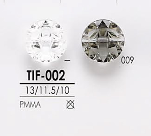 TIF002 Diamond Cut Button IRIS