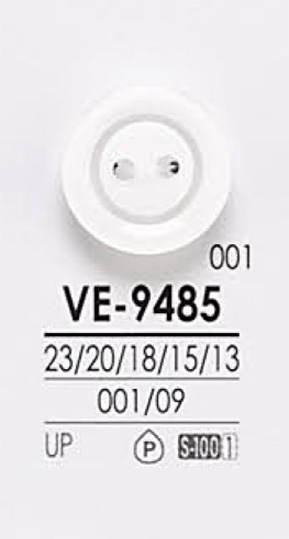 VE9485 Black &amp; Dyeing Shirt Button IRIS