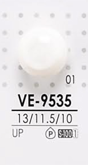 VE9535 Round Ball Button For Dyeing IRIS