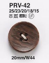 PRV42 Wood Grain Buttons For Jackets And Suits IRIS