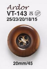 VT143 Wood Grain Buttons For Jackets And Suits IRIS