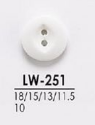 LW251 Dyeing Buttons For Light Clothing Such As Shirts And Polo Shirts IRIS