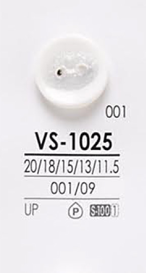 VS1025 Black &amp; Dyeing Shirt Button IRIS