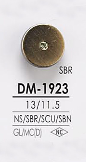 DM1923 Pink Curl-like Crystal Stone Button IRIS