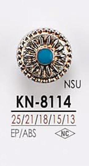 KN8114 Metal Button IRIS