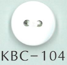 KBC-104 BIANCO SHELL 2-hole Flat Shell Button Sakamoto Saji Shoten