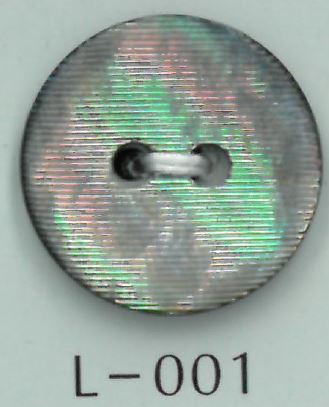 L-001 2 Hole Sharp Line Shell Button Sakamoto Saji Shoten