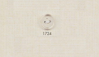 1724 DAIYA BUTTONS 4-hole Polyester Button (Clear Mat) DAIYA BUTTON