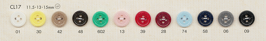 CL17 Lame 4-hole Plastic Buttons For Shirts And Blouses DAIYA BUTTON