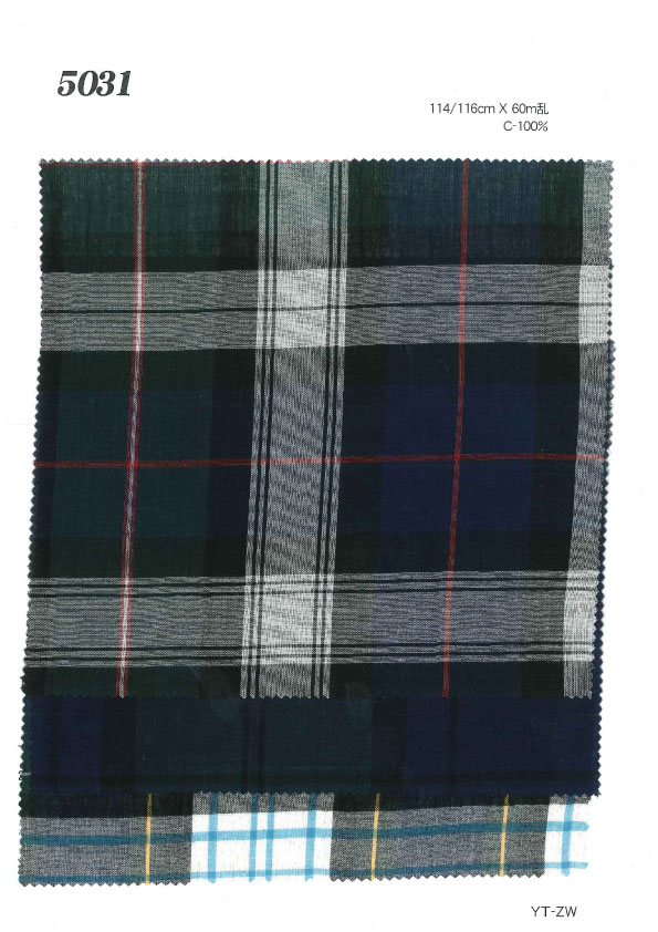 MU5031 Lawn Check[Textile / Fabric] Ueyama Textile