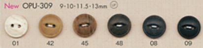 OPU309 Two-hole Button For Cat Eyes DAIYA BUTTON