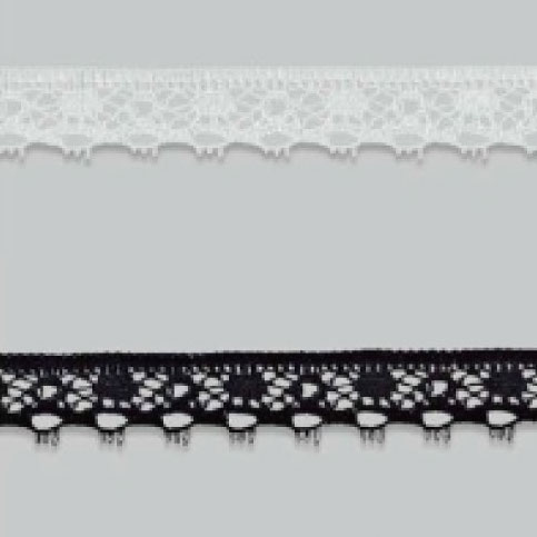 9202 Cotton Raschel Lace(Rigid)[Ribbon Tape Cord] ROSE BRAND (Marushin)