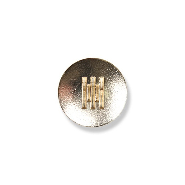 ML-17 Italy Metal Button Gold Color UBIC SRL
