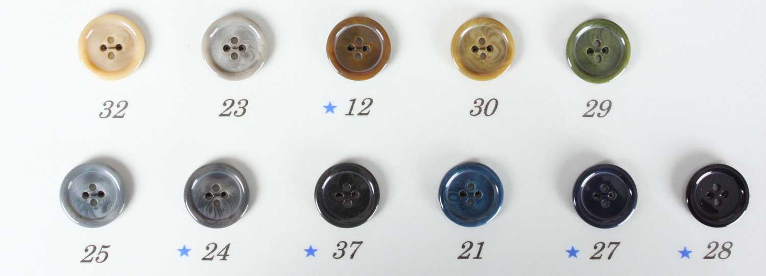 831 Polyester Buttons For Suits And Jackets Made In Italy UBIC SRL