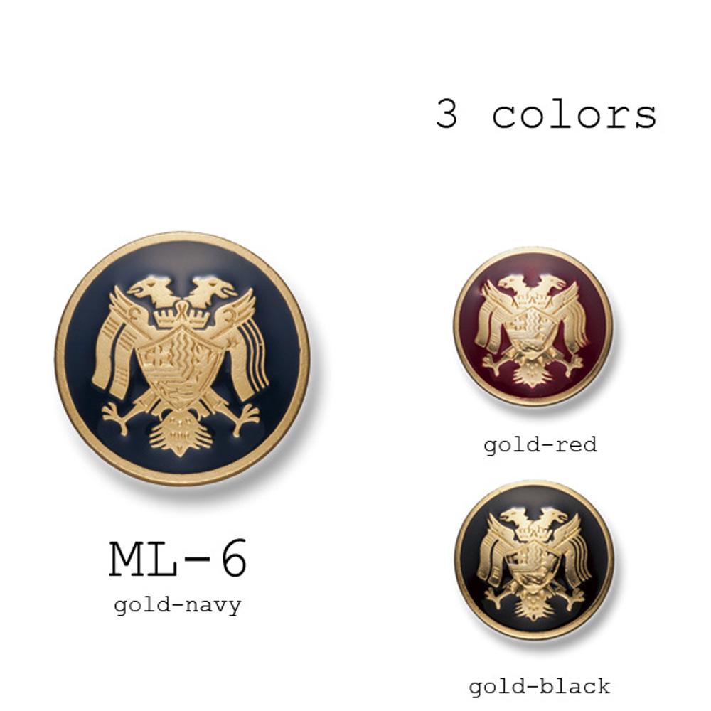 ML-6 Metal Buttons For Suits And Jackets Yamamoto(EXCY)