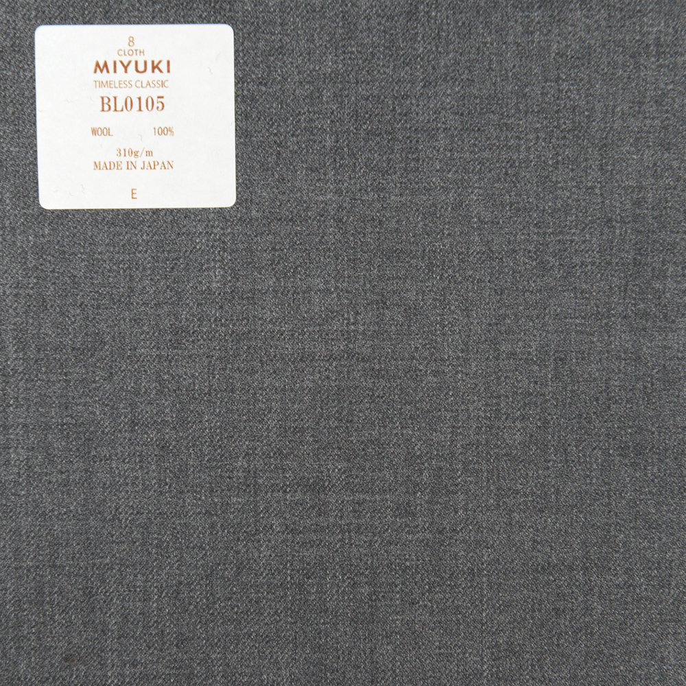 BL0105 Timeless Classic Classic Plain Medium Gray[Textile] Miyuki Keori (Miyuki)