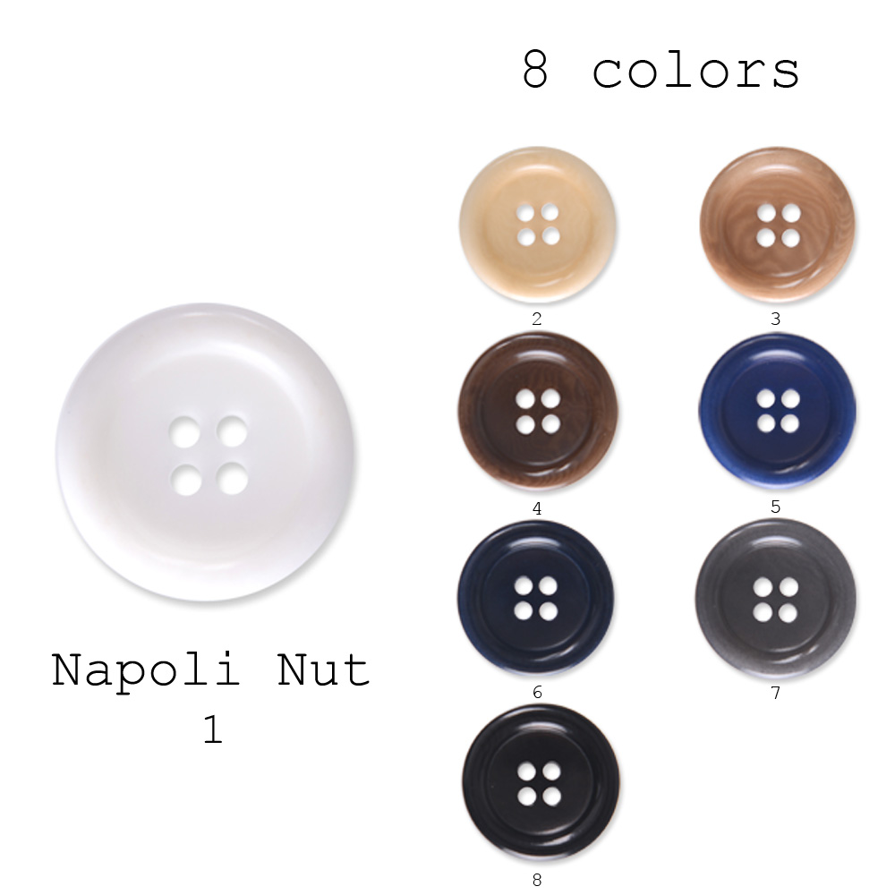 ナポリナット Made In Italy Book Nut Button UBIC SRL
