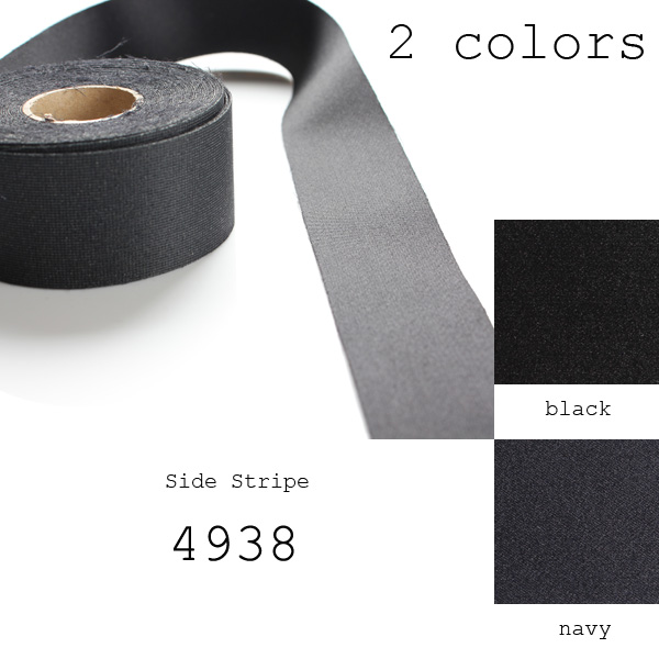 4938 100% Silk Tape Pure Silk Side Striple Stripe 2 Color Variations[Ribbon Tape Cord] Yamamoto(EXCY)