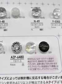 AZP6480 Aurora Pearl Diamond Cut Button IRIS Sub Photo