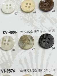KV4886 Buffalo-like 4-hole Polyester Button IRIS Sub Photo