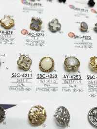 SBC4252 Metal Button For Dyeing IRIS Sub Photo