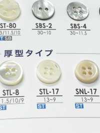 STL17 Natural Material Thick 4- Shell Shell Button IRIS Sub Photo