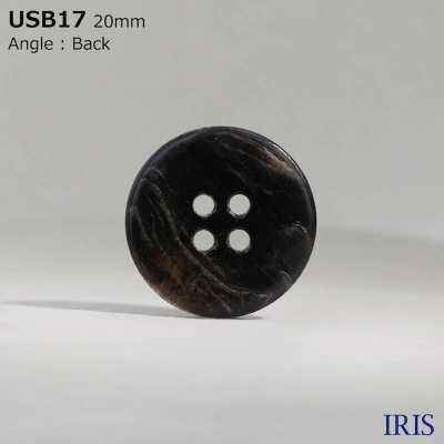 USB17 Natural Material Dyeing Mother Of Pearl Shell 4 Front Holes Glossy Button IRIS Sub Photo