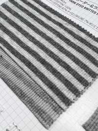 436 40/1 Tereko Horizontal Stripes & Lame[Textile / Fabric] VANCET Sub Photo