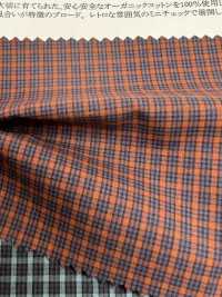 26199 Yarn Dyed 60s Organic Cotton Broadcloth Mini Check[Textile / Fabric] SUNWELL Sub Photo