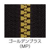3VSMPOR Vislon Metallic Zipper Size 3 Golden Brass Open YKK Sub Photo