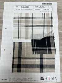 SBY7305 1/60 Linen Yarn Dyed Check Washer[Textile / Fabric] SHIBAYA Sub Photo