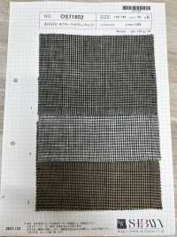 OS71852 40 Linen Wide Grain Check[Textile / Fabric] SHIBAYA Sub Photo