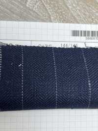 SB60970 Yarn Dyed 1/40 Linen Herringbone Stripe[Textile / Fabric] SHIBAYA Sub Photo