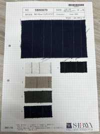 SB60970 Yarn Dyed 1/40 Linen Herringbone Stripe[Textile / Fabric] SHIBAYA Sub Photo