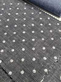 4101 20 Thread Dyed Dungaree Polka Dot Pattern[Textile / Fabric] VANCET Sub Photo