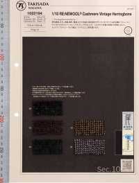 1022194 RE: NEWOOL® JAPAN Cashmere Vintage Herringbone Series[Textile / Fabric] Takisada Nagoya Sub Photo