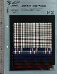 1084976 Yarn Dyed Twill Check Variation[Textile / Fabric] Takisada Nagoya Sub Photo