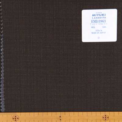 EMD3963 Fine Wool Collection Vintage Micro Pattern Dark Brown[Textile] Miyuki Keori (Miyuki) Sub Photo