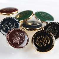 EX257 Metal Buttons For Domestic Suits And Jackets Gold / Red Yamamoto(EXCY) Sub Photo