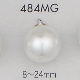 484MG Pearl-like Urea Material With Half-ring Shank Button DAIYA BUTTON