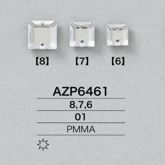 AZP6461 Acrylic Resin Sewing Parts[Other Miscellaneous Goods] IRIS