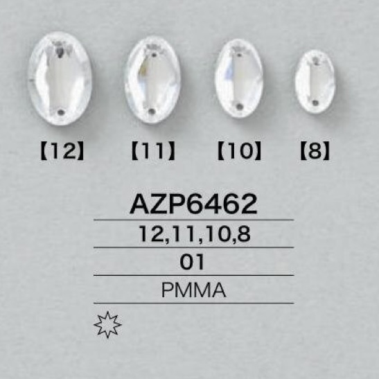 AZP6462 Acrylic Resin Sewing Parts[Other Miscellaneous Goods] IRIS