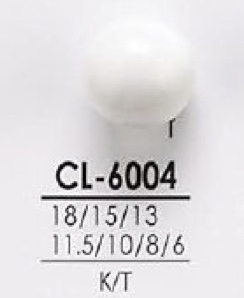 CL6004 Casein Resin Tunnel Half-ring Shank Button IRIS