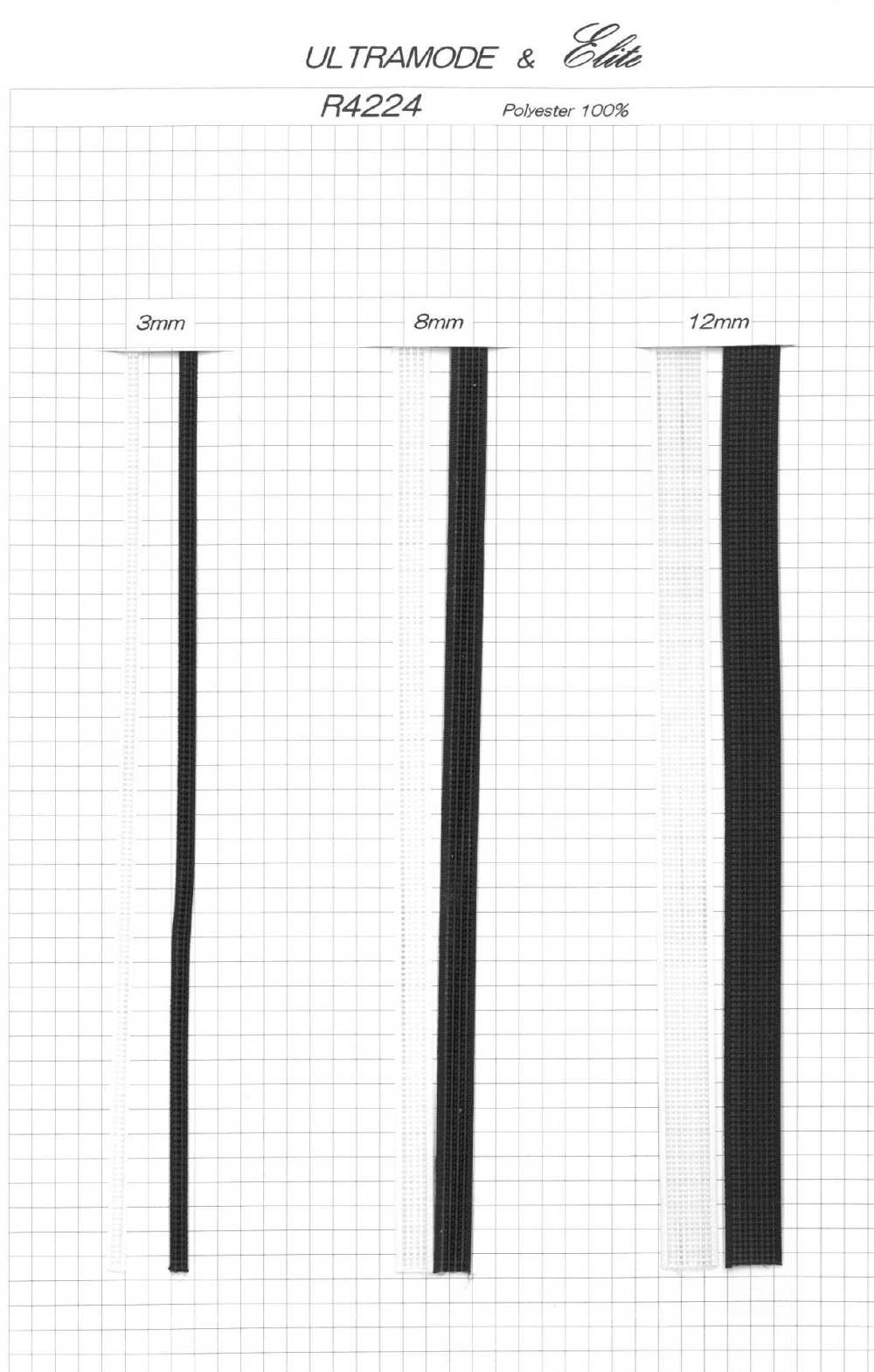 R4224 Shape Retention Tape For Dresses And Corsets[Ribbon Tape Cord] ULTRAMODE&Elite